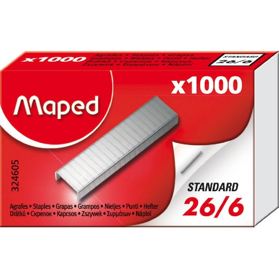 Σύρματα Συρραπτικού No26/6  1000 τμχ 324605 Maped