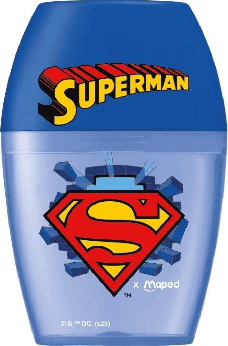 Ξύστρα Shaker με 1 τρύπα Superman Maped