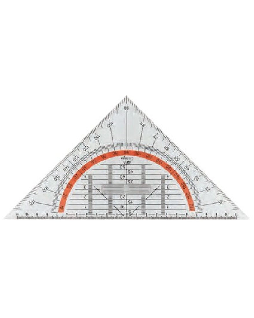 Γεωμετρικό Tρίγωνο Geo 45 μοιρών 26cm Maped