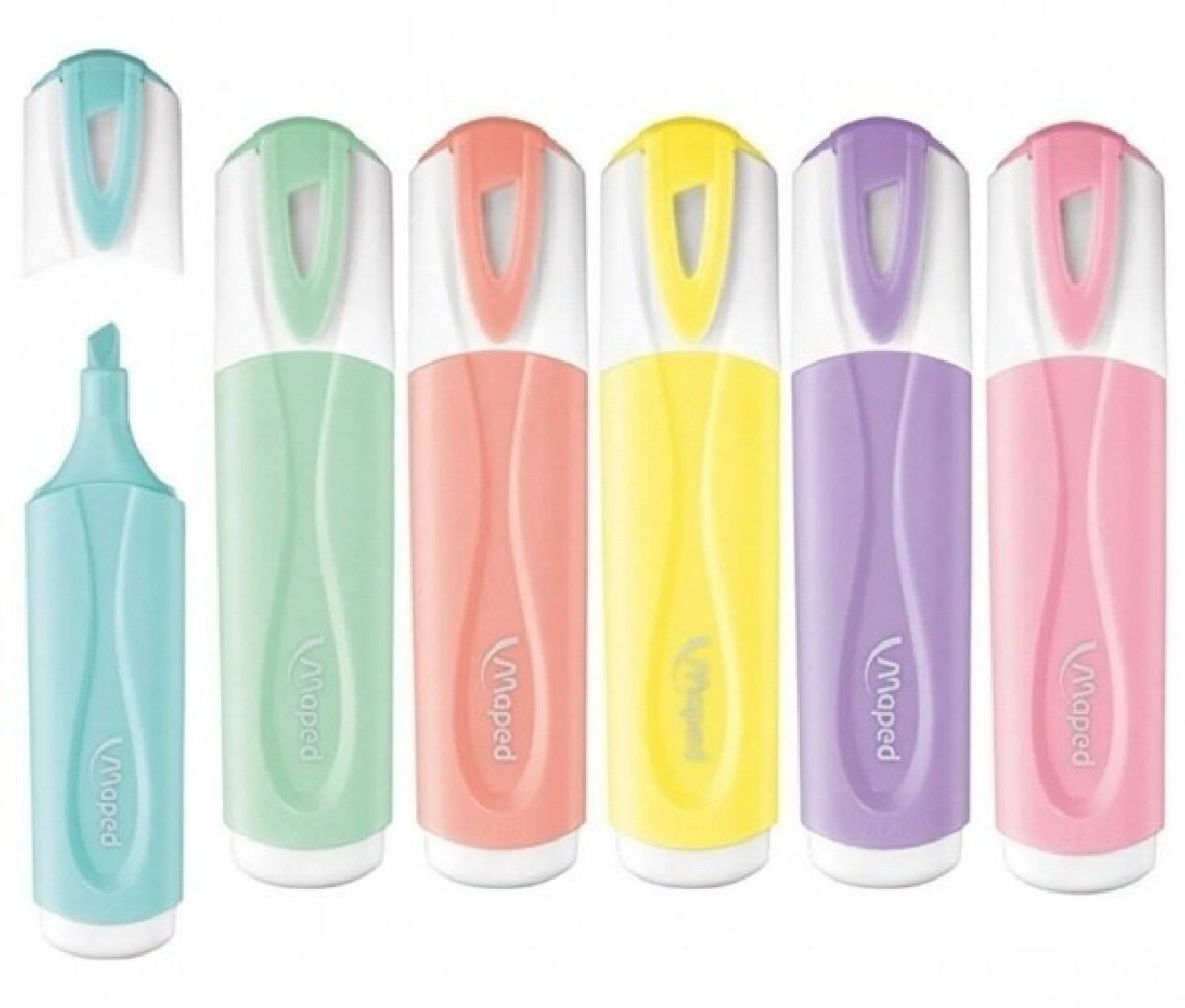 Μαρκαδόροι Υπογράμμισης 6 χρωμάτων Pastel 742558 Maped