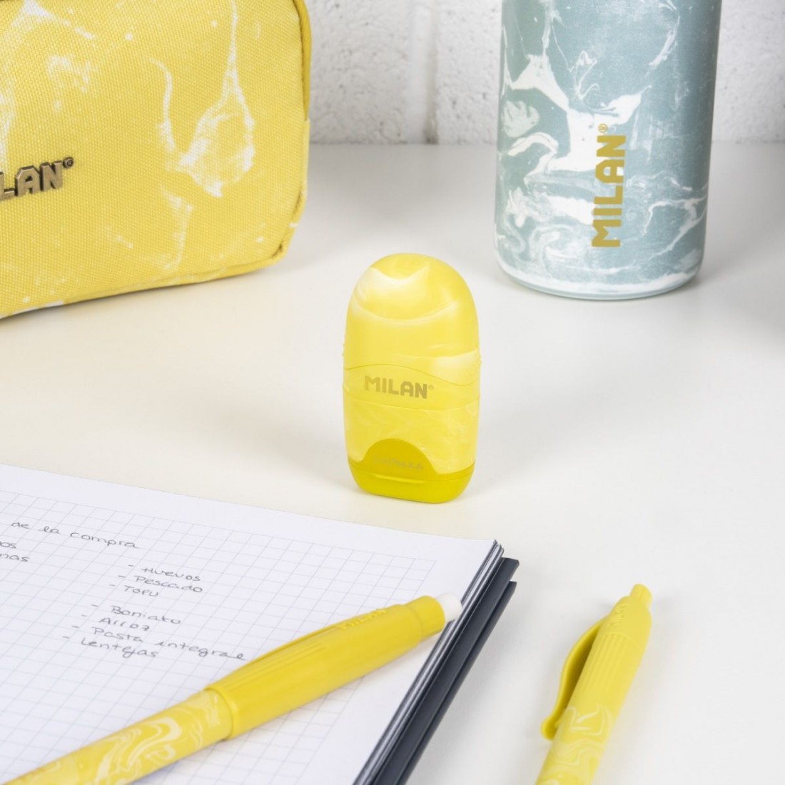 Γόμα -Ξύστρα Capsule Lava 4701116LV Milan