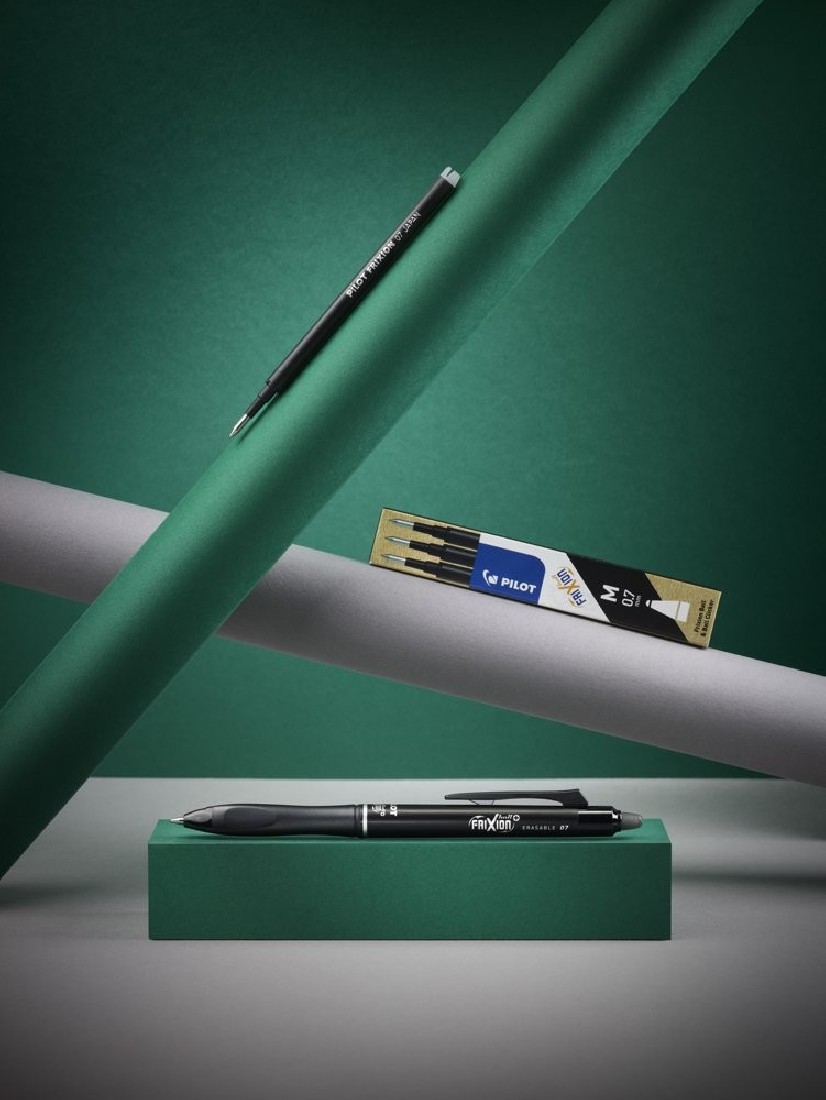 Στυλό Frixion Clicker Be Green 0,7mm Μαύρο Ball Plus Pilot