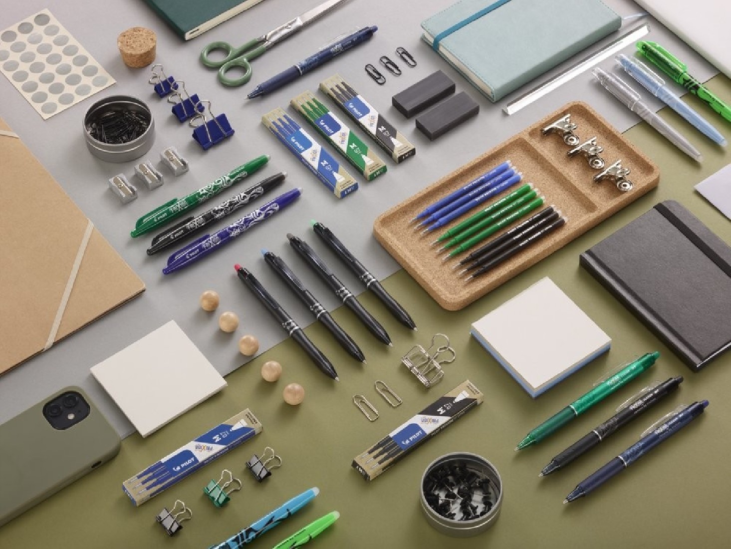 Στυλό Frixion Ball Plus Clicker Be Green 0,7mm Πράσινο Pilot