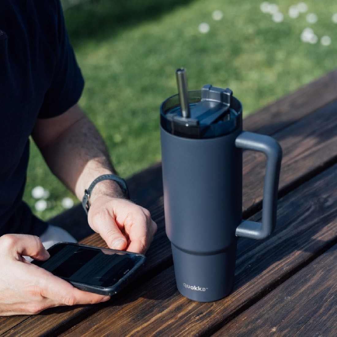 Θερμός Rambler Μαύρο 950ml - 40034 Quokka