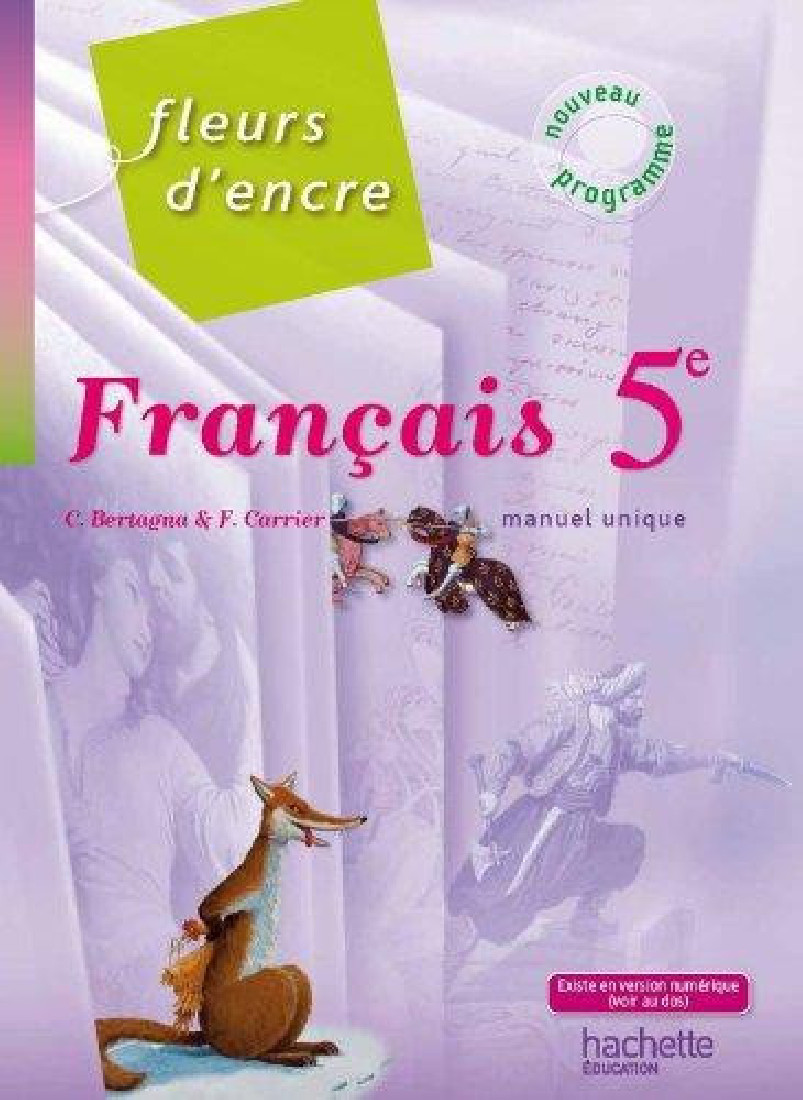 FLEURS D ENCRE FRANCAIS 5EME