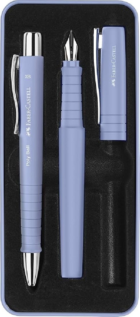 Faber Castell Poly Pale Iris Set 241051 Fountain pen and Ballpen
