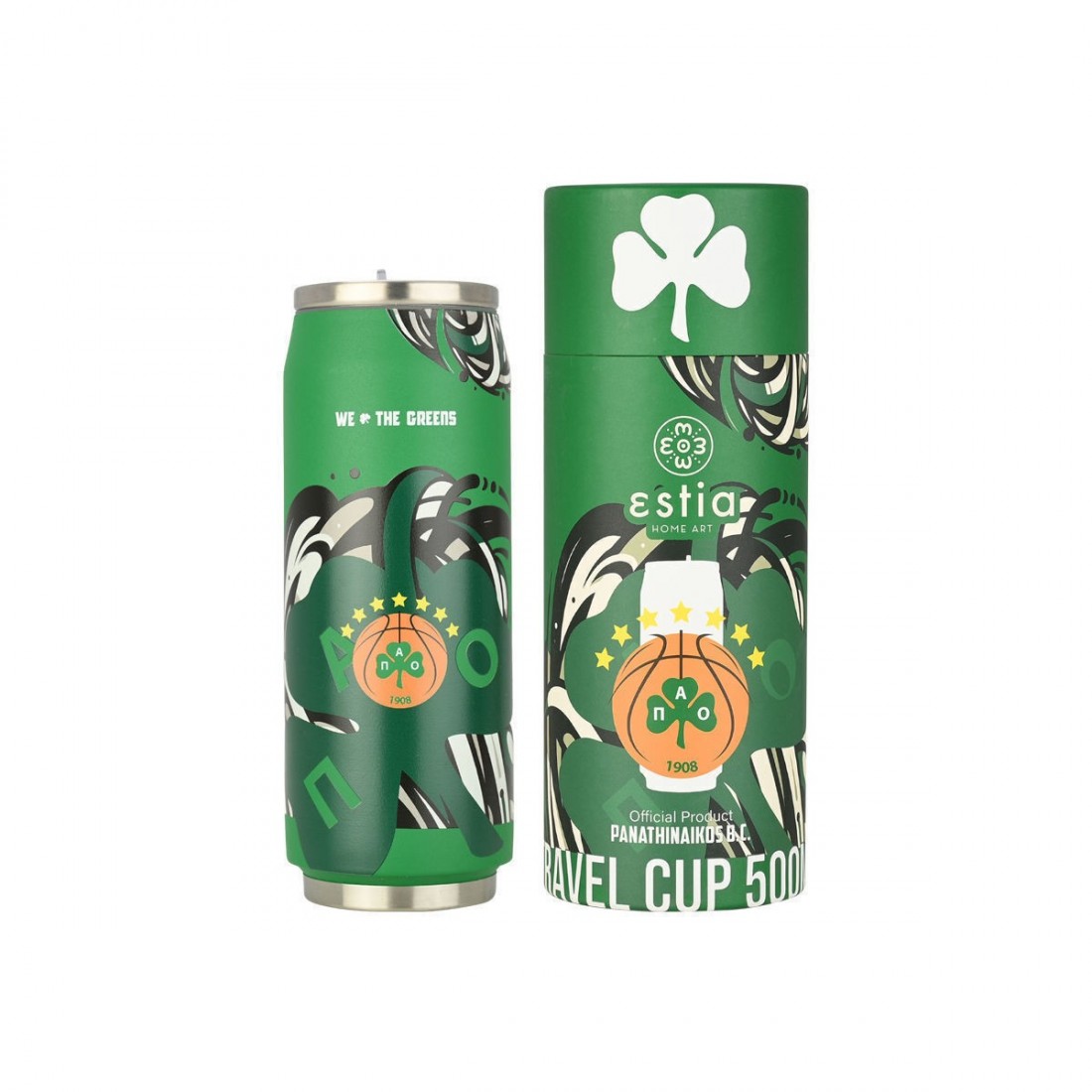 Travel Cup 500ml Panathinaikos B.C. 27124 Estia Home Art