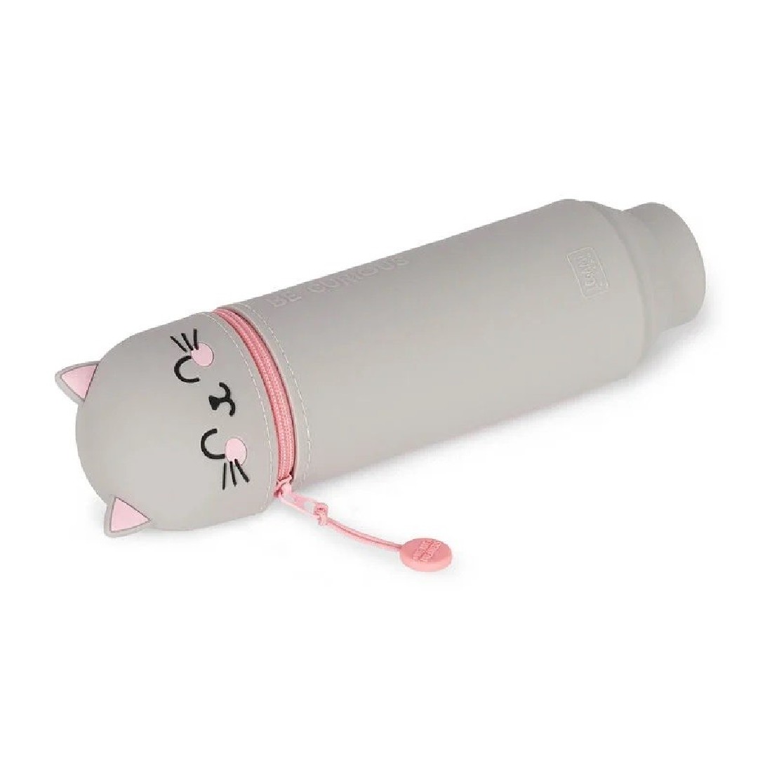2 in 1 Soft Silicone Pencil Case - Kitty - Kawaii- Legami