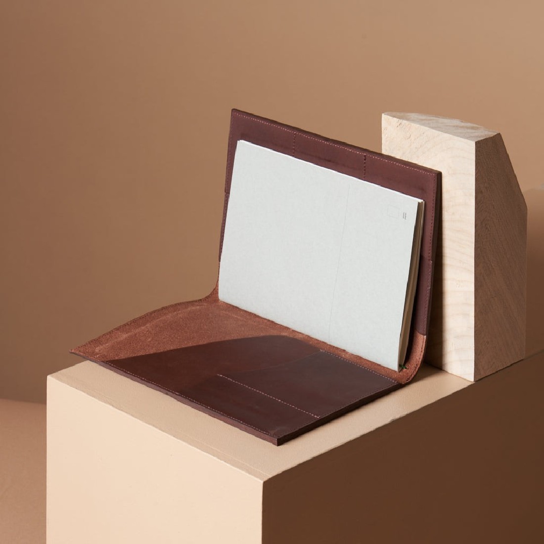 Paper Republic A5 Leather Portfolio Chestnut PR