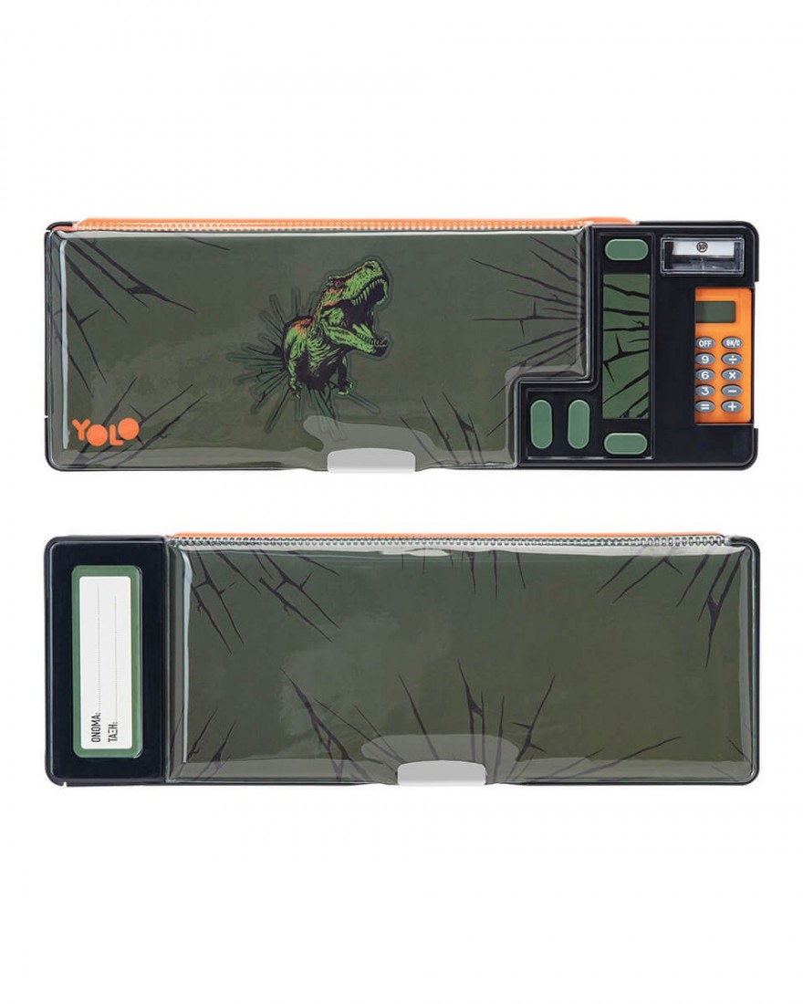 Κασετίνα Retro Green Dino 10140 Yolo