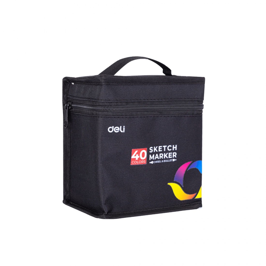 Μαρκαδόροι Οινοπνεύματος για Σχέδιο με Διπλή Μύτη 40 Χρωμάτων 70806-40  Deli