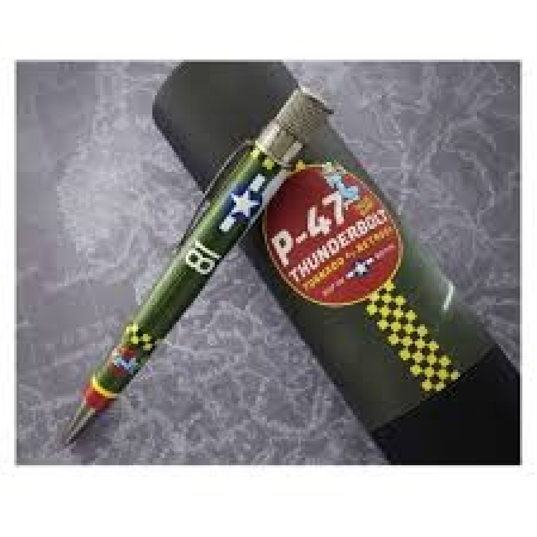 Retro 1951 Tornado Vintage Metalsmith, P-47 Thunderbolt Rollerball Pen VRR-2247