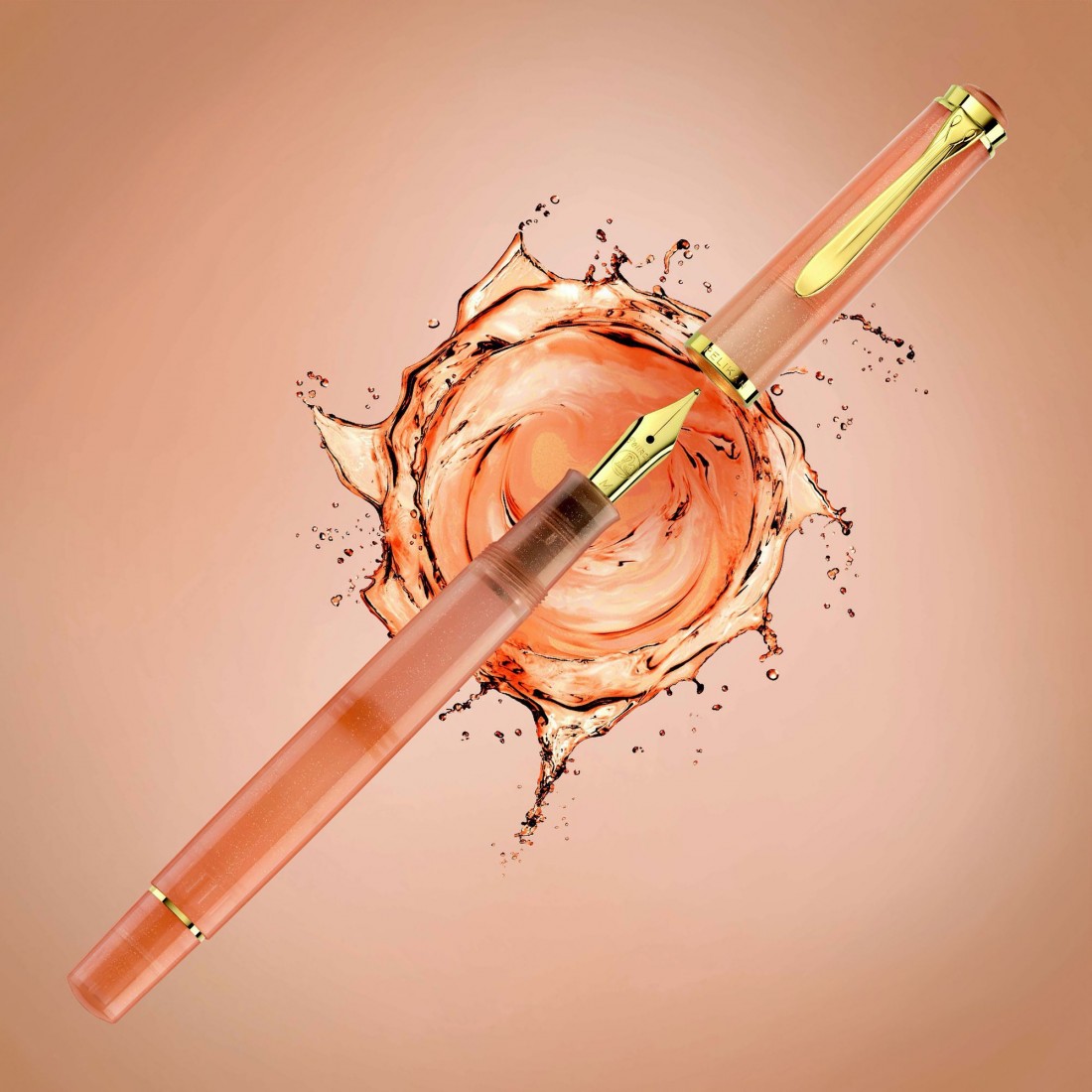 Pelikan M200 Apricot Achat Special Edition Fountain Pen