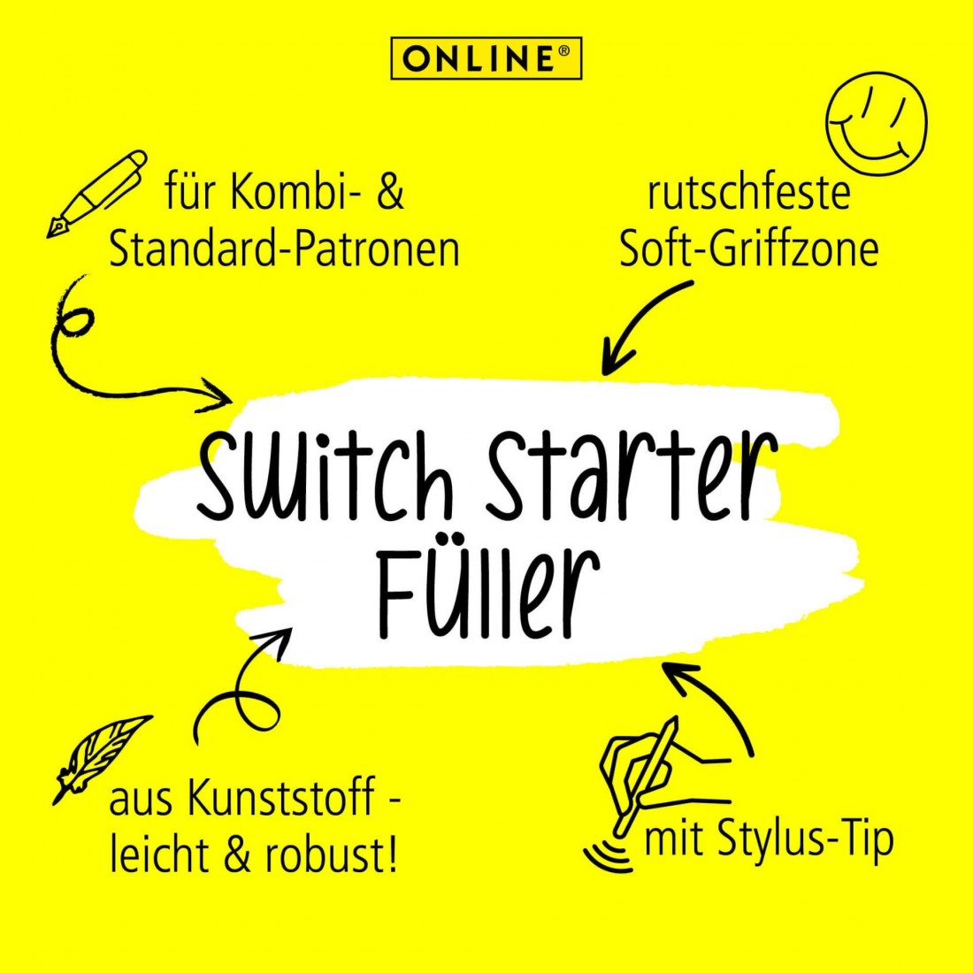 Two in One Set Switch Starter black 25093 Online