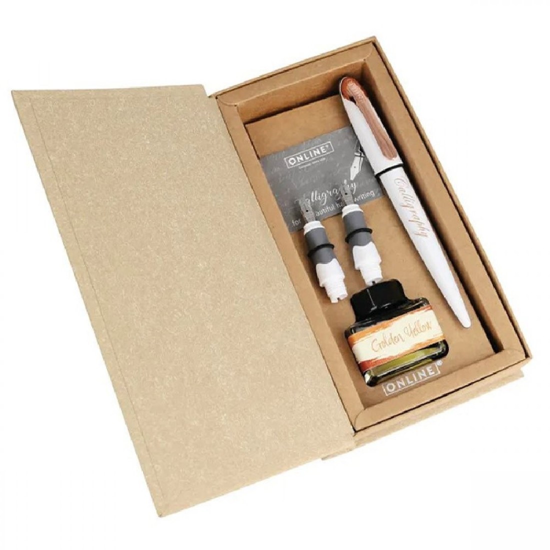 Calligraphy white set - Air Best Writer Set - Online, Germany - Golden Yellow Ink