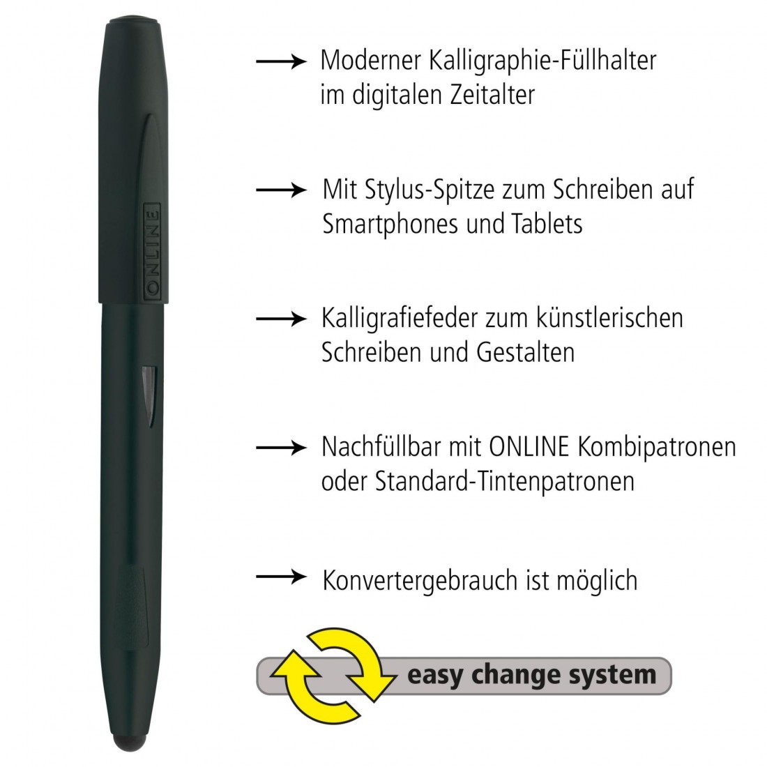 Fountain pen Switch Expert All  Black 25080 Online