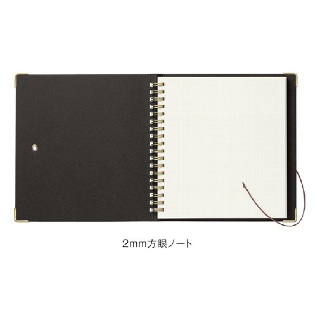 Kleid String - Tie Rood Notebook Black Square Grid 17x15.5cm, 8840-03