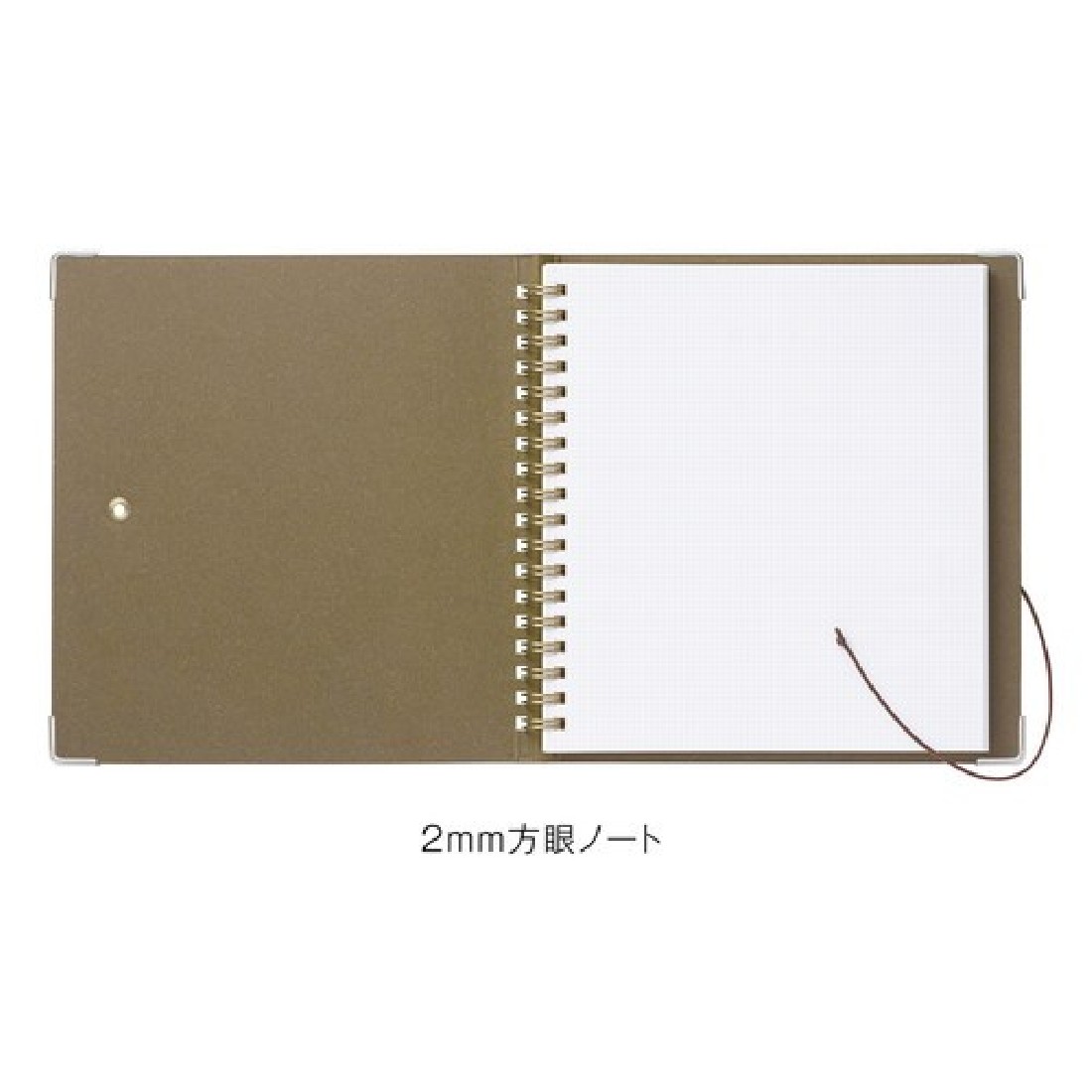 Kleid String - Tie Rood Notebook Camel Square Grid 17x15.5cm, 8840-06