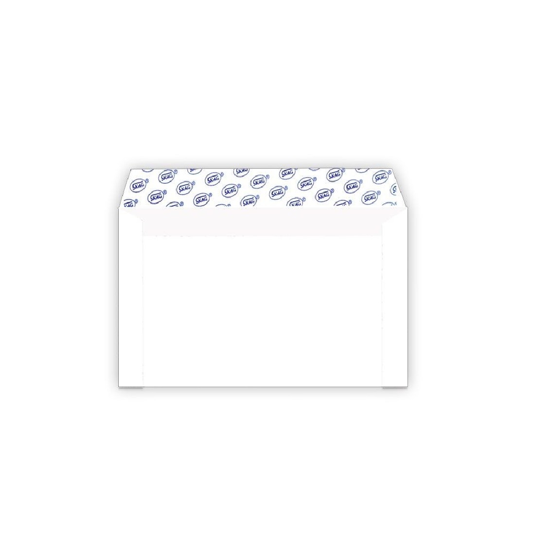 Φάκελοι Λευκά Αυτοκόλλητα Καρρέ No 14/90 114χ162mm 90gr Skag