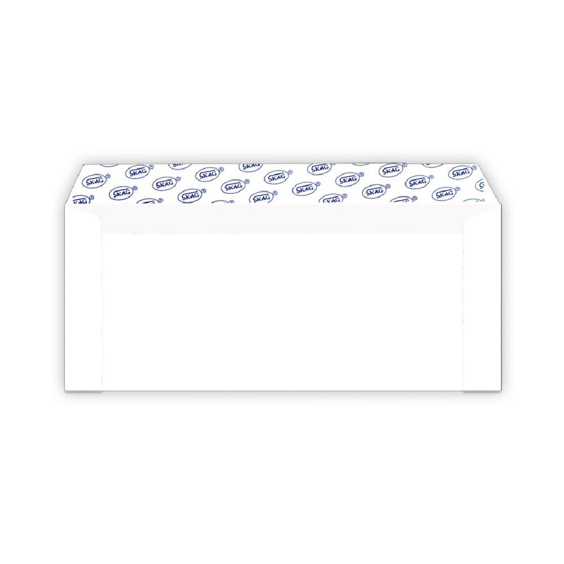 Φάκελοι Λευκά Αυτοκόλλητα Νο 19/90 114χ229mm 90gr Skag