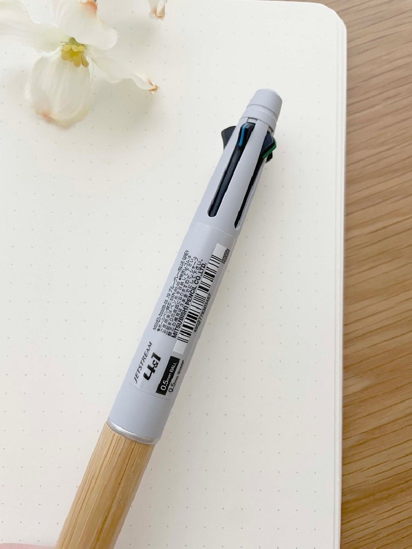 Uni Mitsubishi Jetstream Bamboo multipen 4 ballpens and 1 pencil 0,5mm MSXE5-20000B-79 Grey