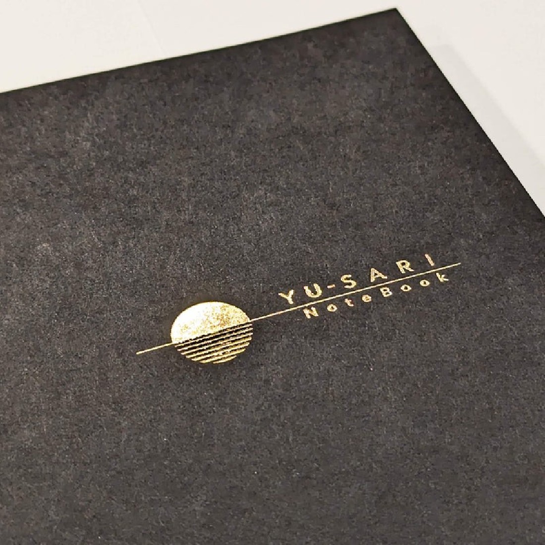 Yu-sari Premium notebook B5 182x257mm,  ruled, 192 pages, 95gr, black by Nakabayashi