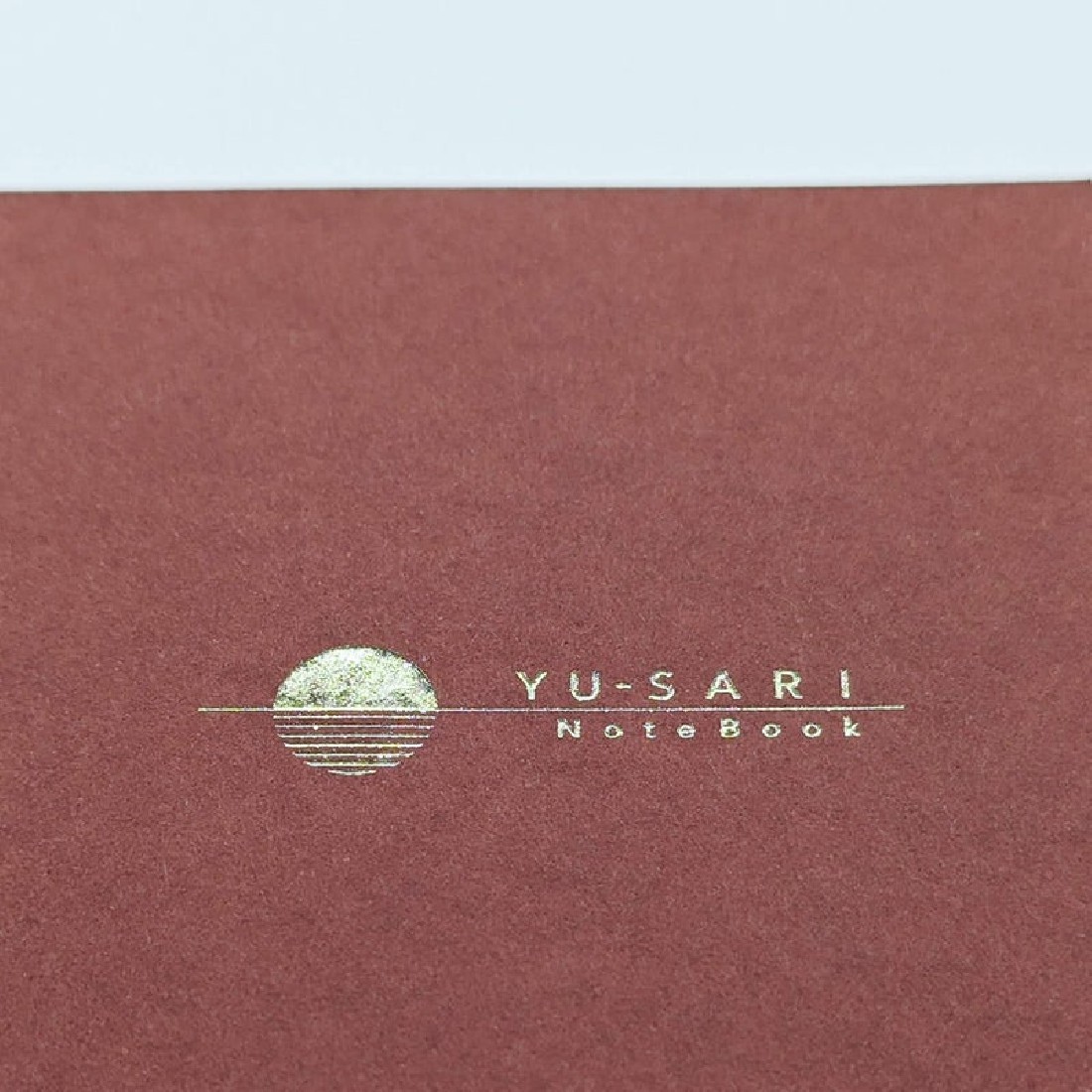 Yu-sari Premium notebook B5 182x257mm,  blank, 192 pages, 95gr, vermilion by Nakabayashi