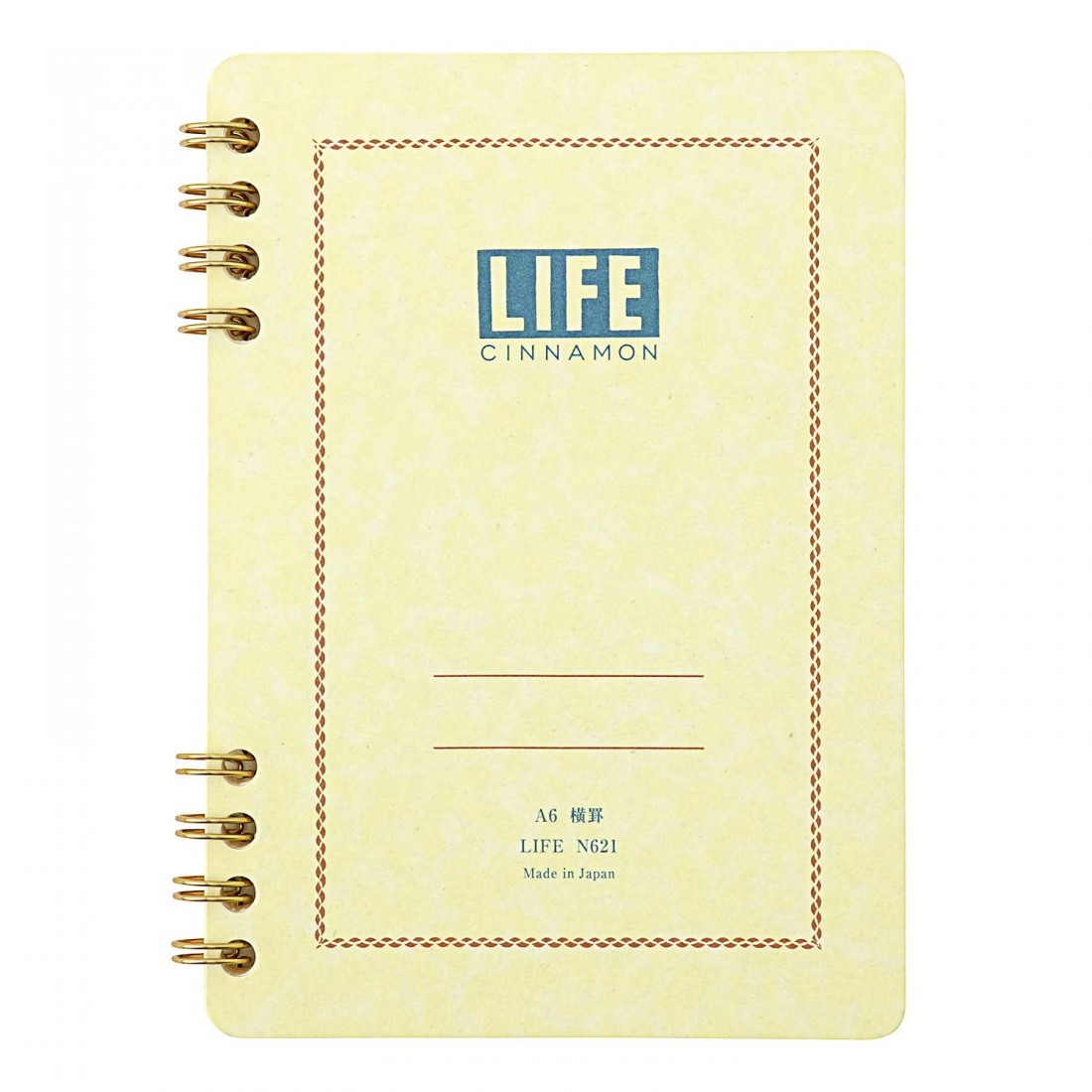 Life Notebook Cinnamon A6 Ruled, 120 pages, N621