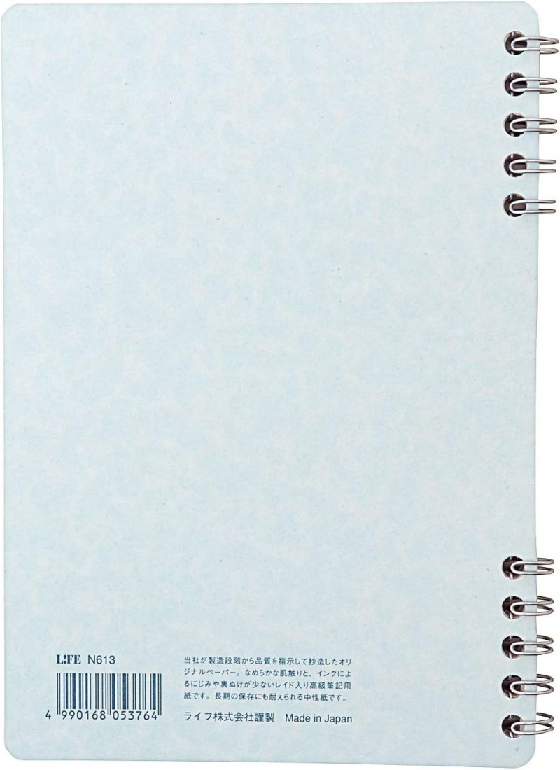 Life Notebook Ramune B6 Ruled, 120 pages, white paper, N613