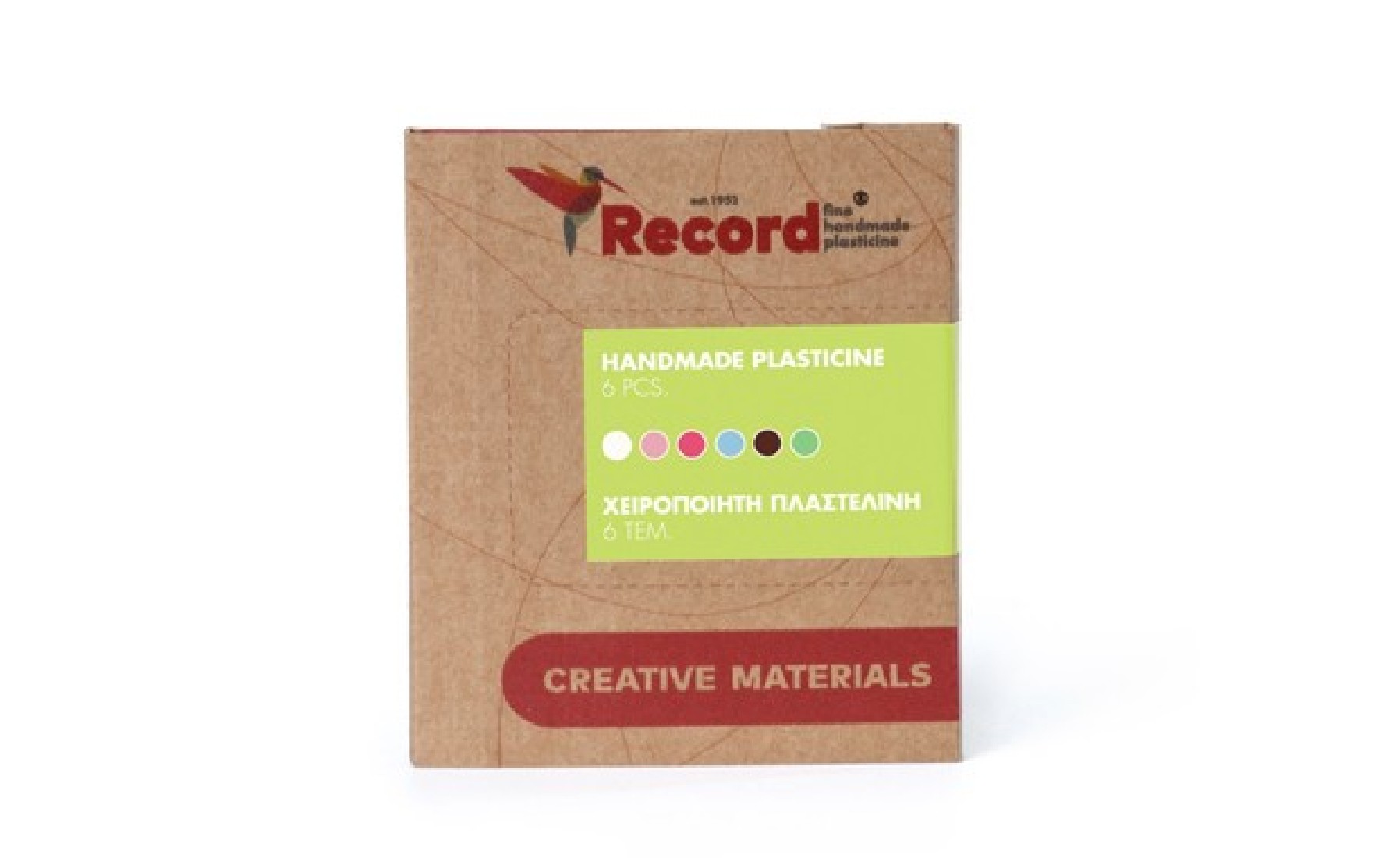 Χειροποίητη Πλαστελίνη Mini σε κασετίνα 6χ23gr (REX-087) Record