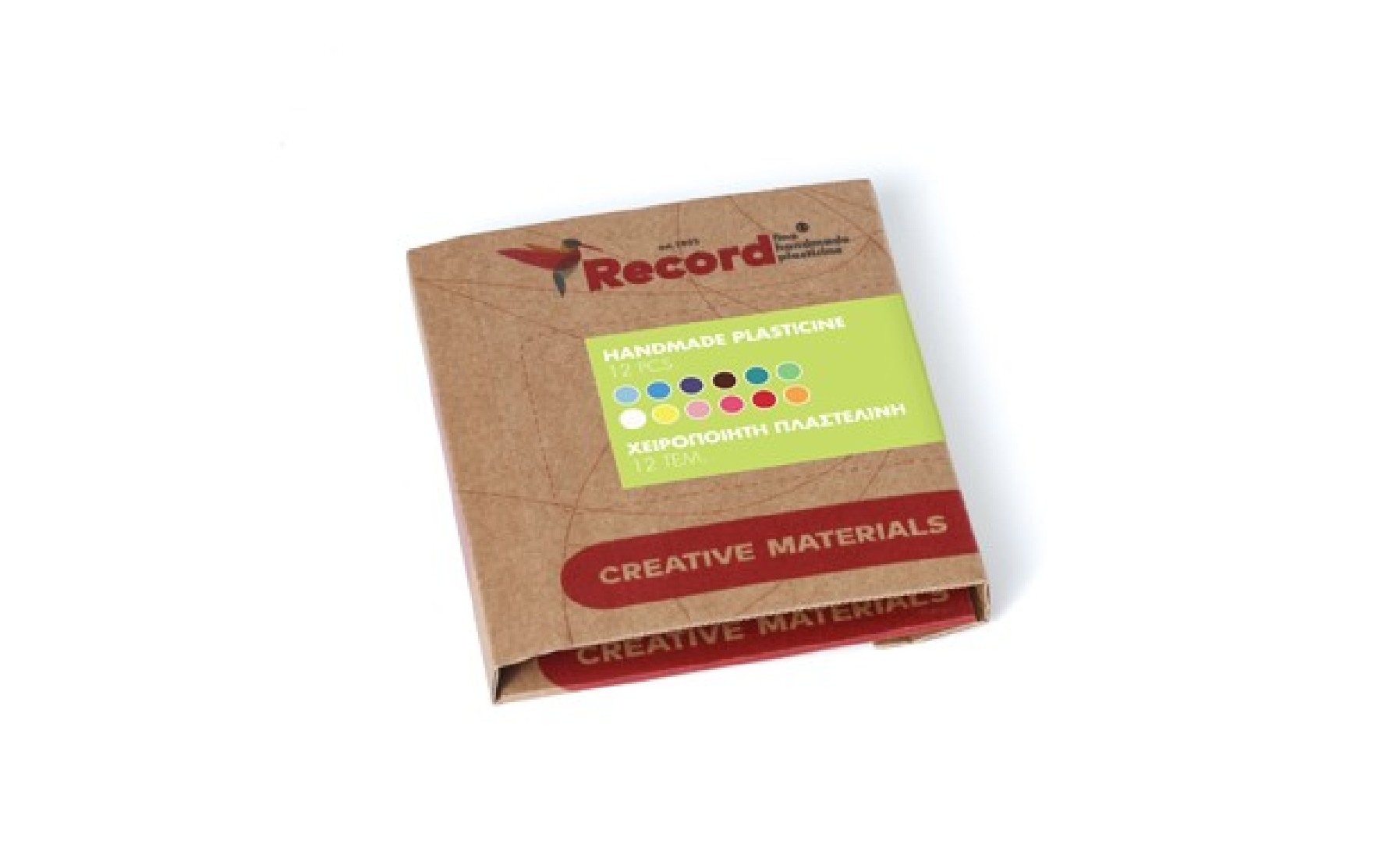 Χειροποίητη Πλαστελίνη Mini σε κασετίνα 12χ23gr (REX-088) Record