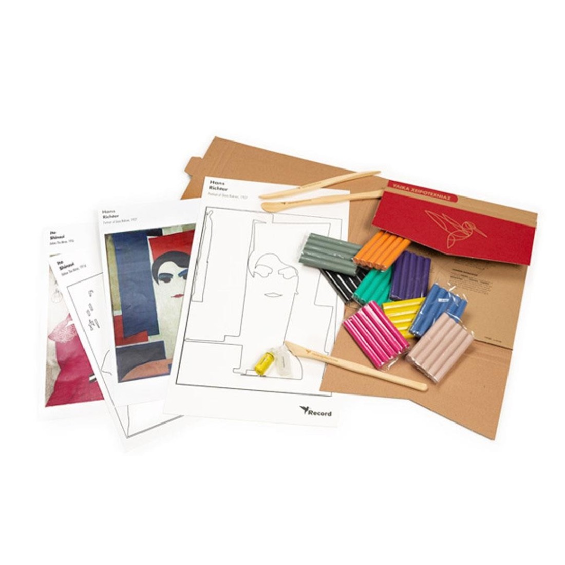 Χειροποίητη Πλαστελίνη σε κασετίνα Art 2 -9 χρώματα 750 gr(Rex-092)Record