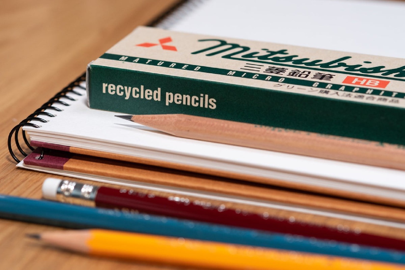 Mitsubishi Pencil 9800EW Eco-friendly Recycled Pencils Pack of 12