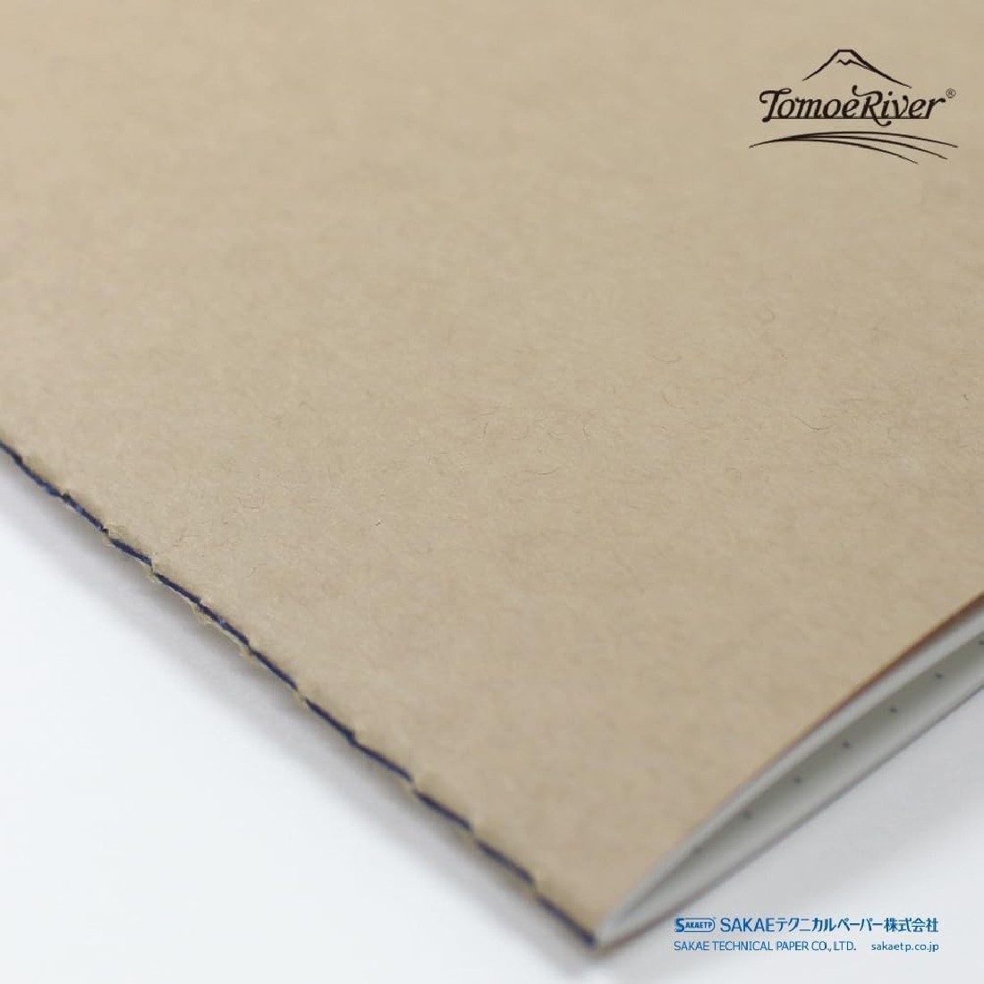 Tomoe River FP 52gsm Economy Notebook by Sanzen 14 x 21 cm (A5 Size), 5 mm Dots, White, 64 Pages (32 Sheets),  (SRS-A5M-DW)