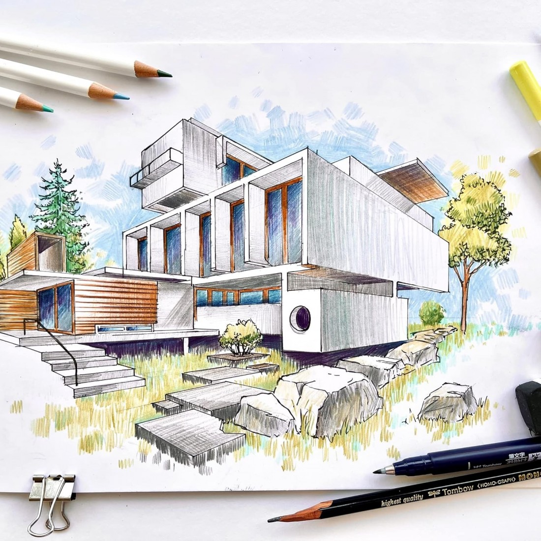 Tombow Irojiten CI-RTC-30C Colour Pencils (Box of 30)