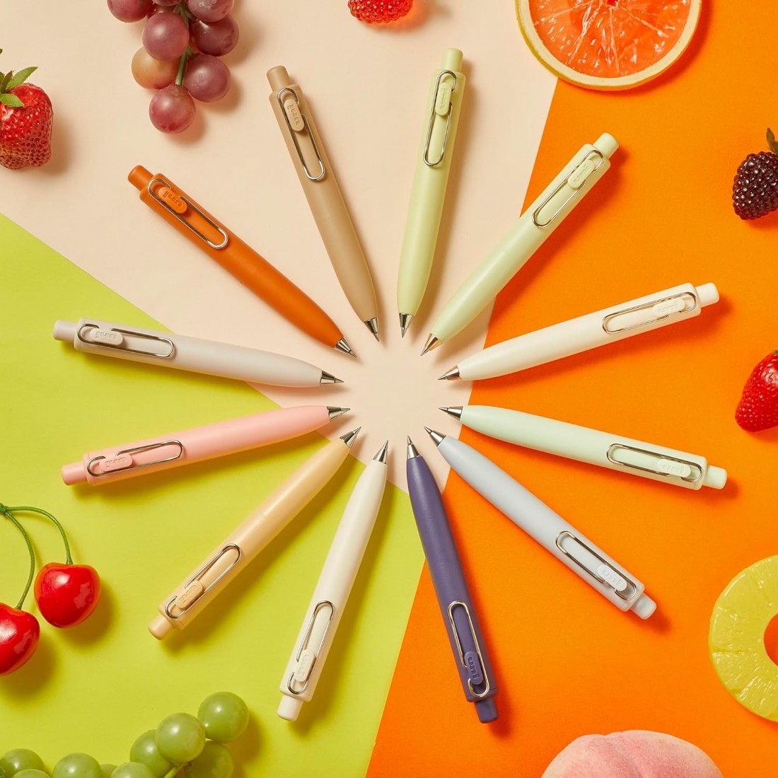 Uni Mitsubishi UMNSP38.38 Gel Ballpoint Pen 0,38mm Uni-Ball One P 0.38 Orange