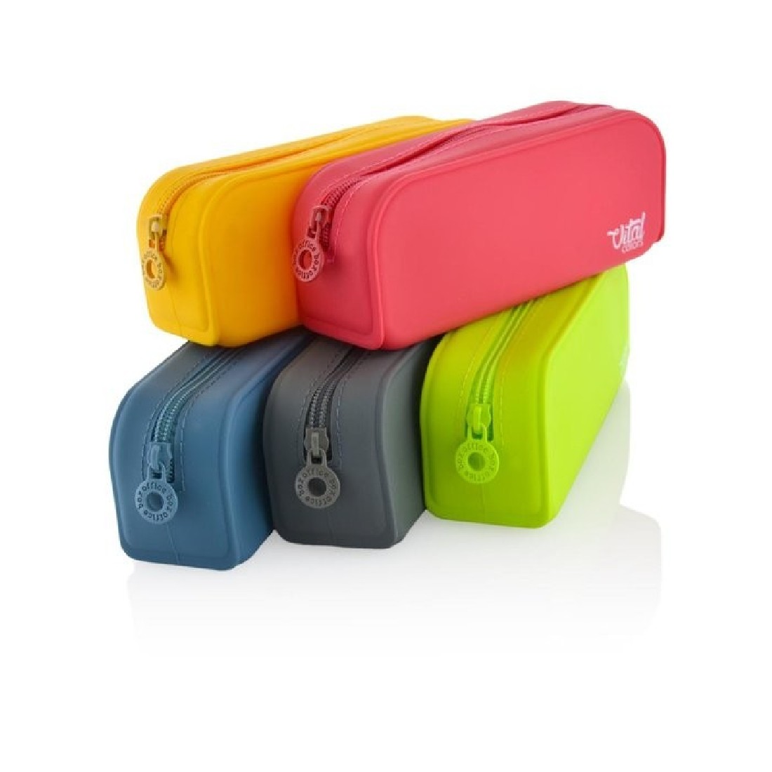 Κασετίνα Vital colors Porta Todo Silicone 58118 Office box Label