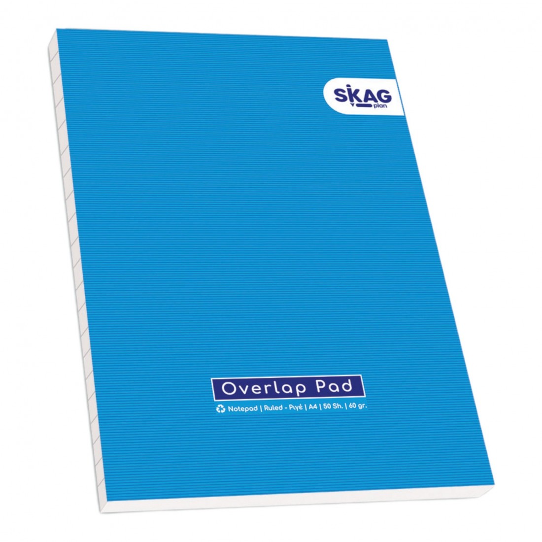 Μπλοκ Overlap Ριγέ Α4 50 φύλλα 60gr. Skag.