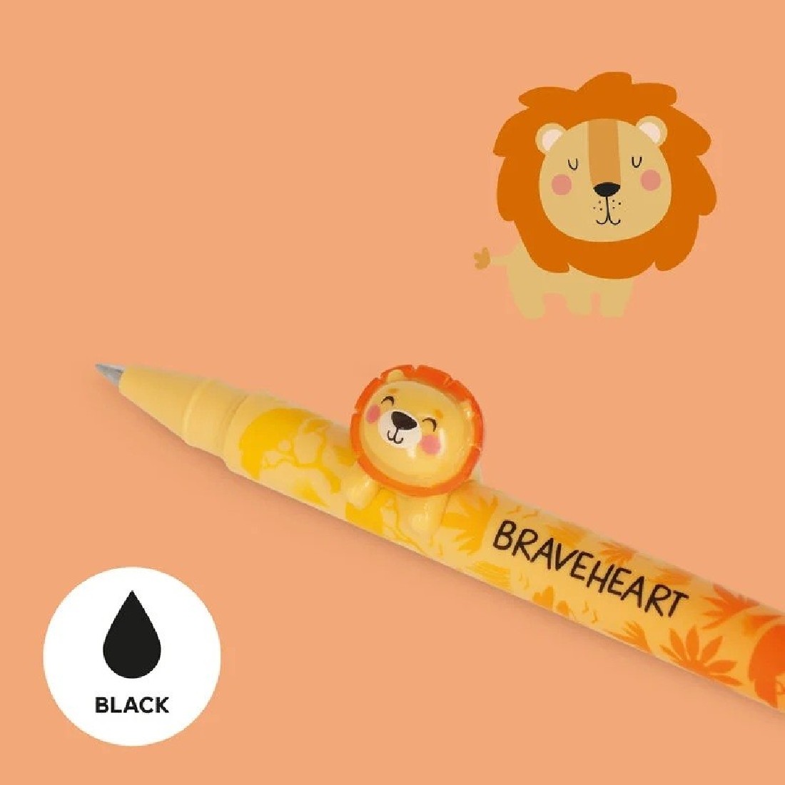 Legami Gel Pen - Lovely Friends  Lion