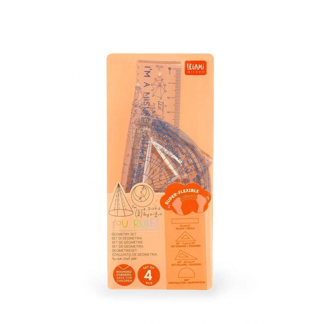 Geometry Set - You Rule! - Genius- Legami