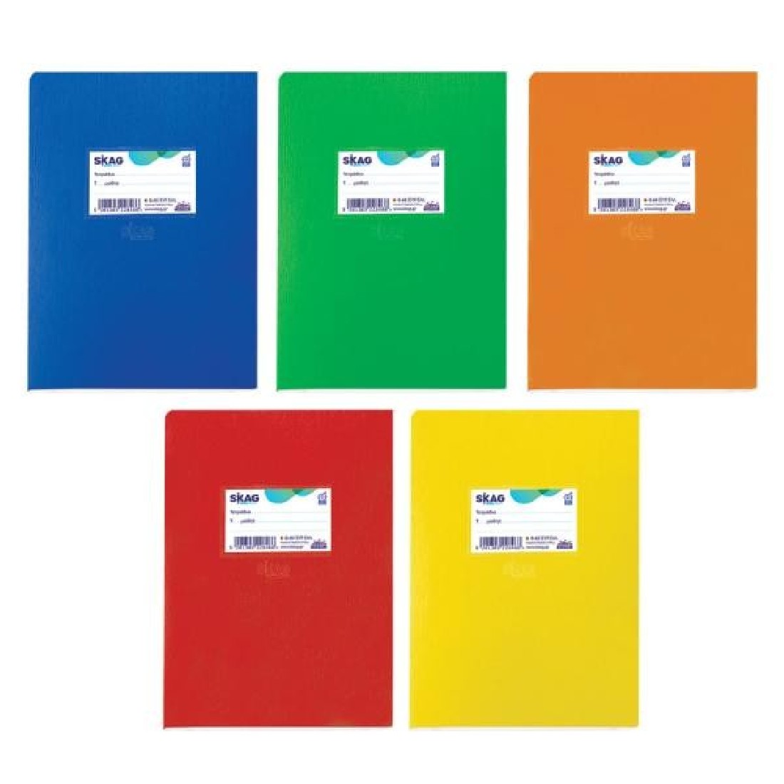 Ευρετήριο Super 17x25 Ελληνικό Πλαστικό 48φ. 80gr Skag.