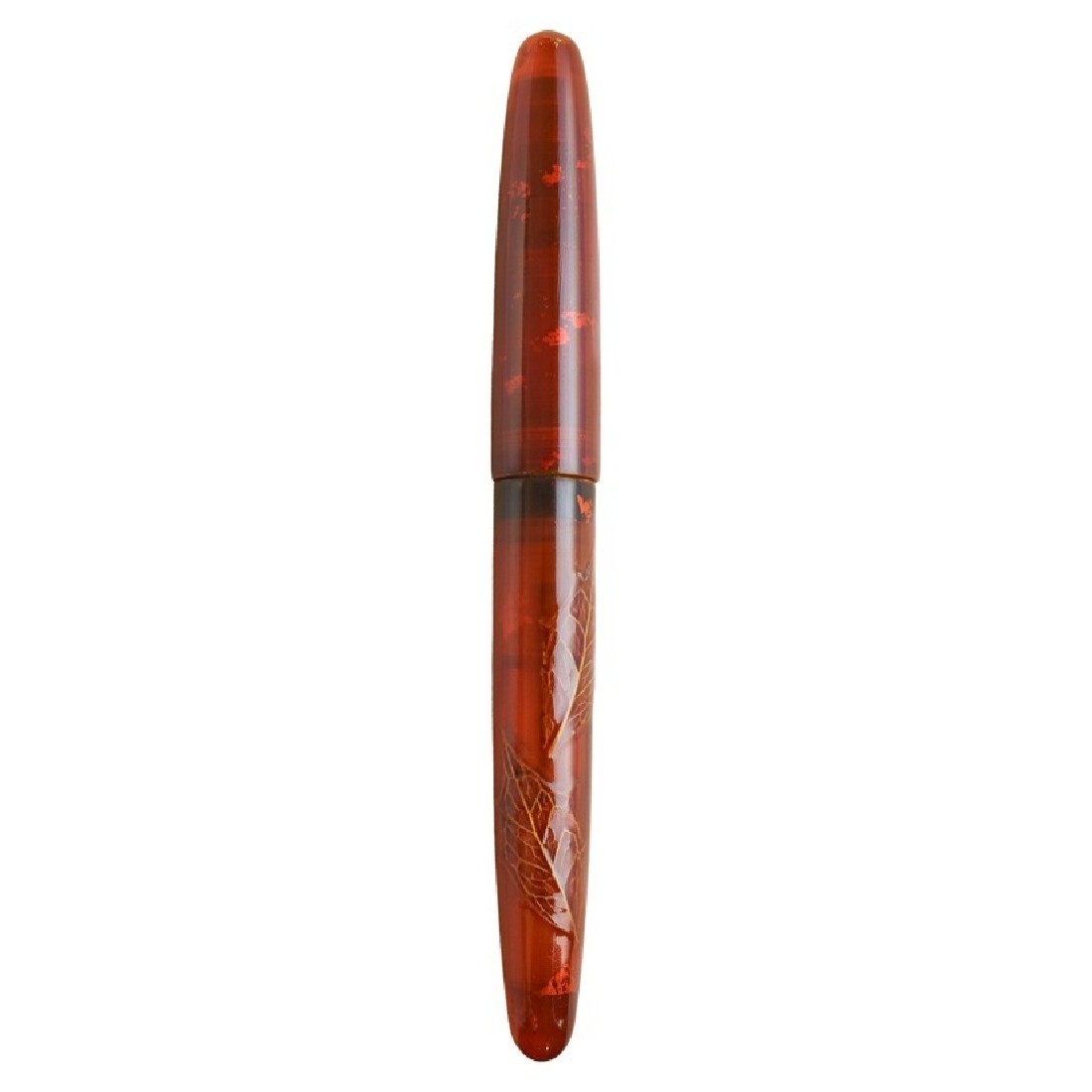 Wancher Tamesukashi Toumei - Kiei Holly Olive fountain pen