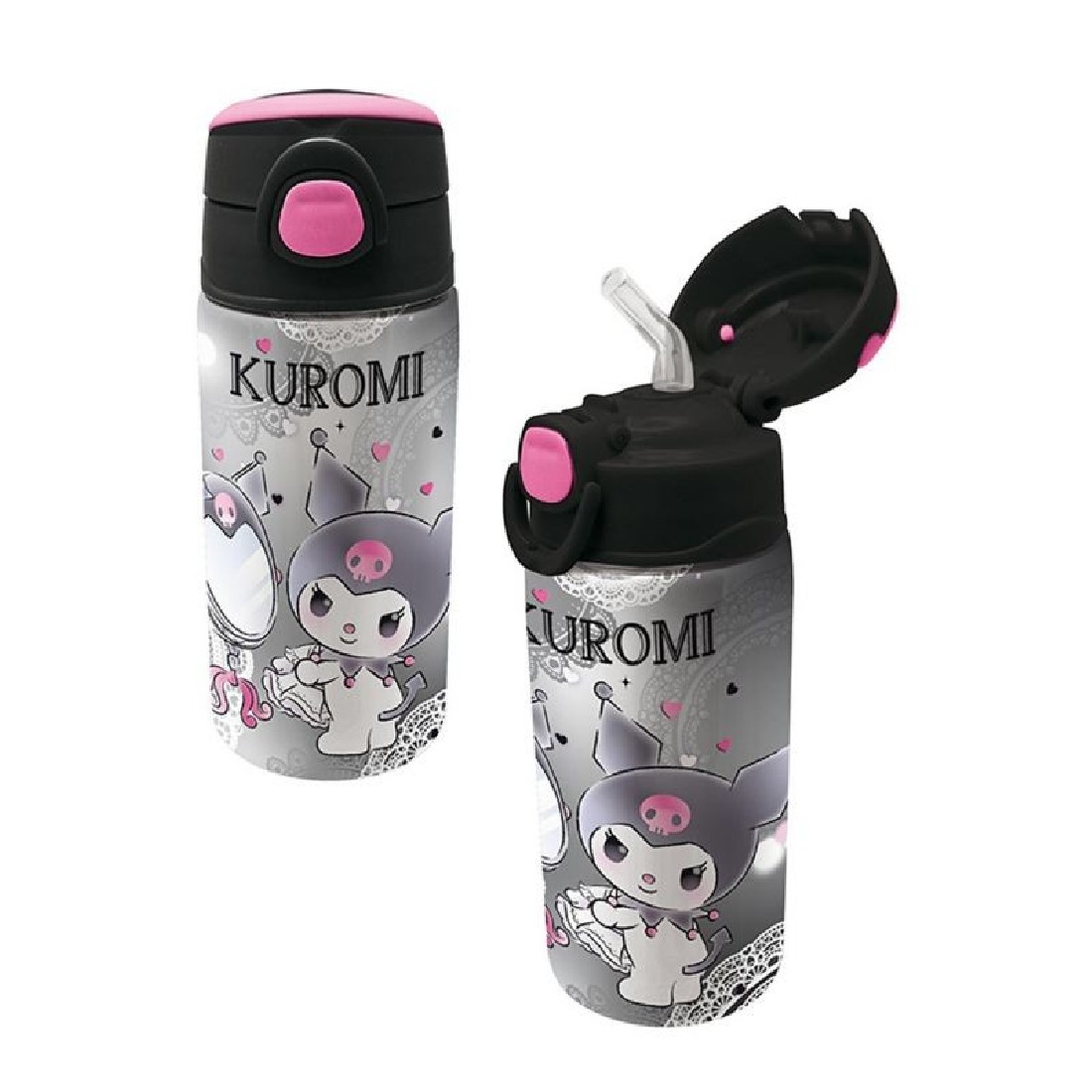 Παγούρι ανοξείδωτο 500ml Kuromi Dream 252412 Graffiti (2025)