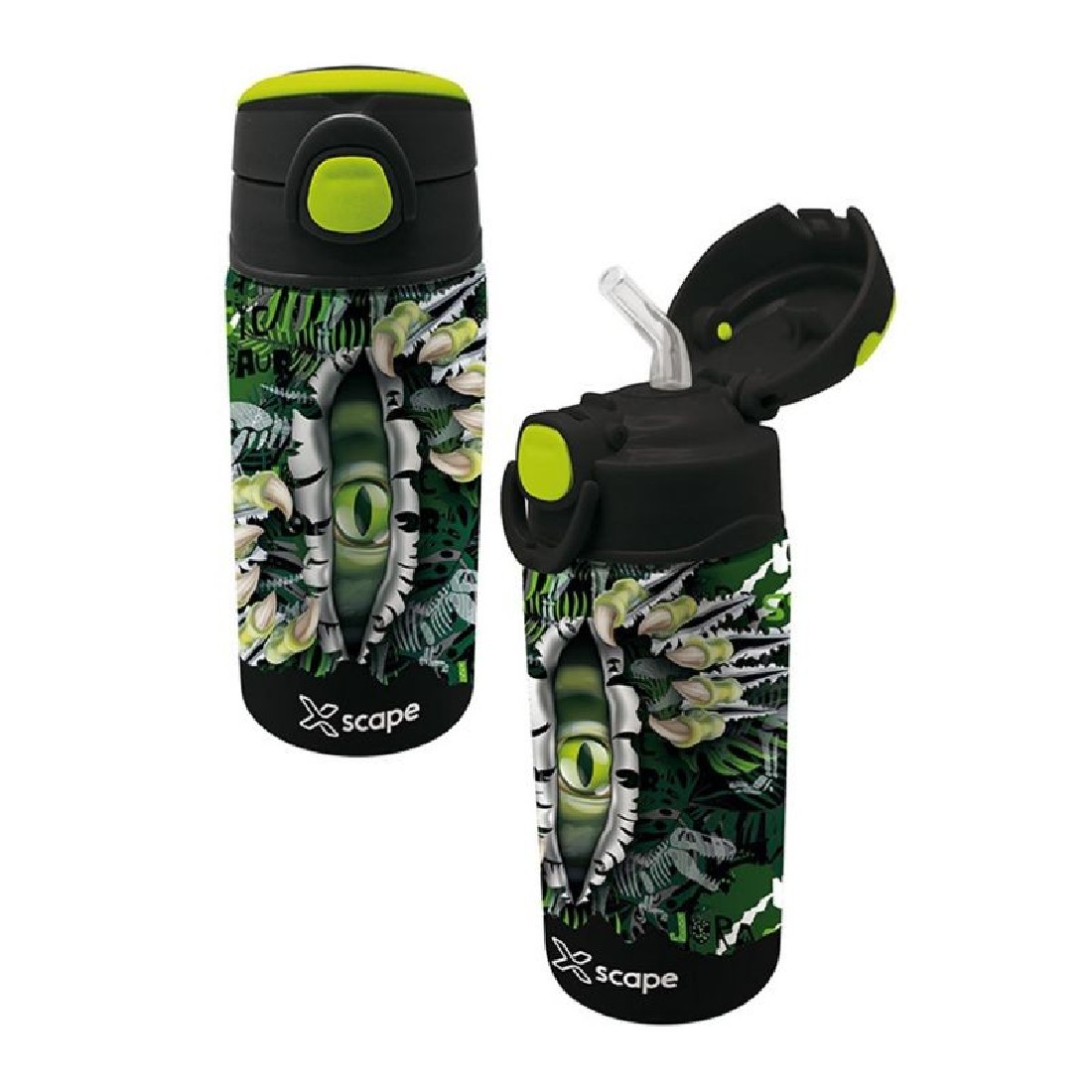 Παγούρι ανοξείδωτο 500ml Δεινόσαυρος 259416 Xscape Graffiti (2025)