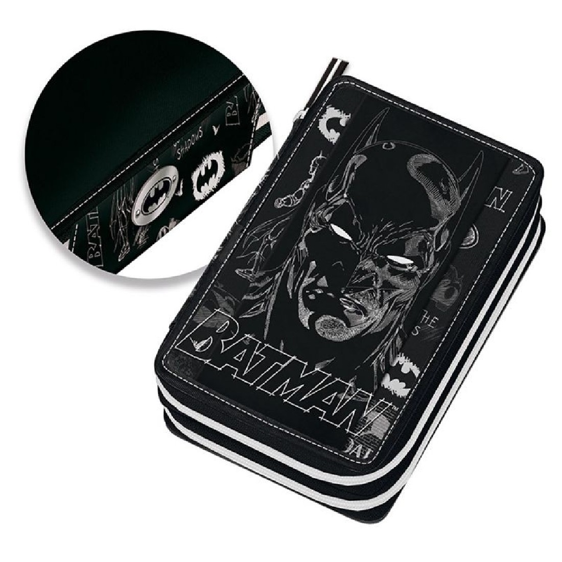 Κασετίνα διπλή γεμάτη Batman 255331 Graffiti (2025)