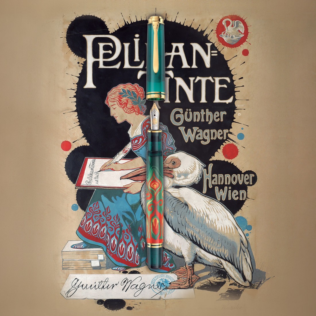 Pelikan Souverän M600 Art Collection II Rudi Rother Fountain Pen