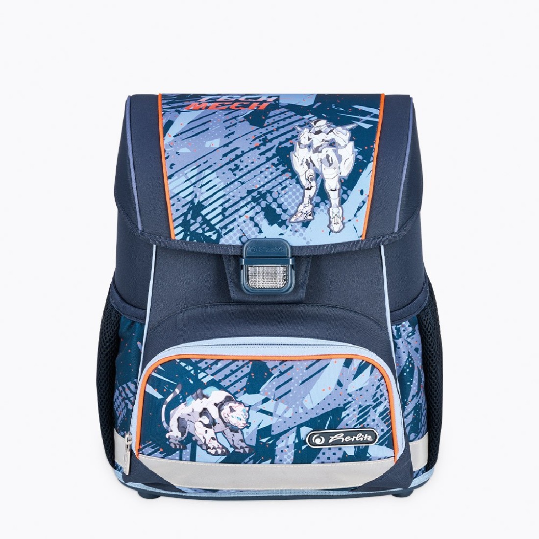 Σακίδιο πλάτης Δημοτικού Loop Plus Tech Mech 50049042 Herlitz (2026)