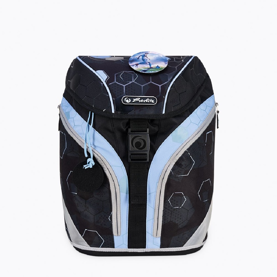 Σακίδιο πλάτης Δημοτικού SoftLight Plus Greenline Cyber Soccer 50048878 Herlitz (2026)