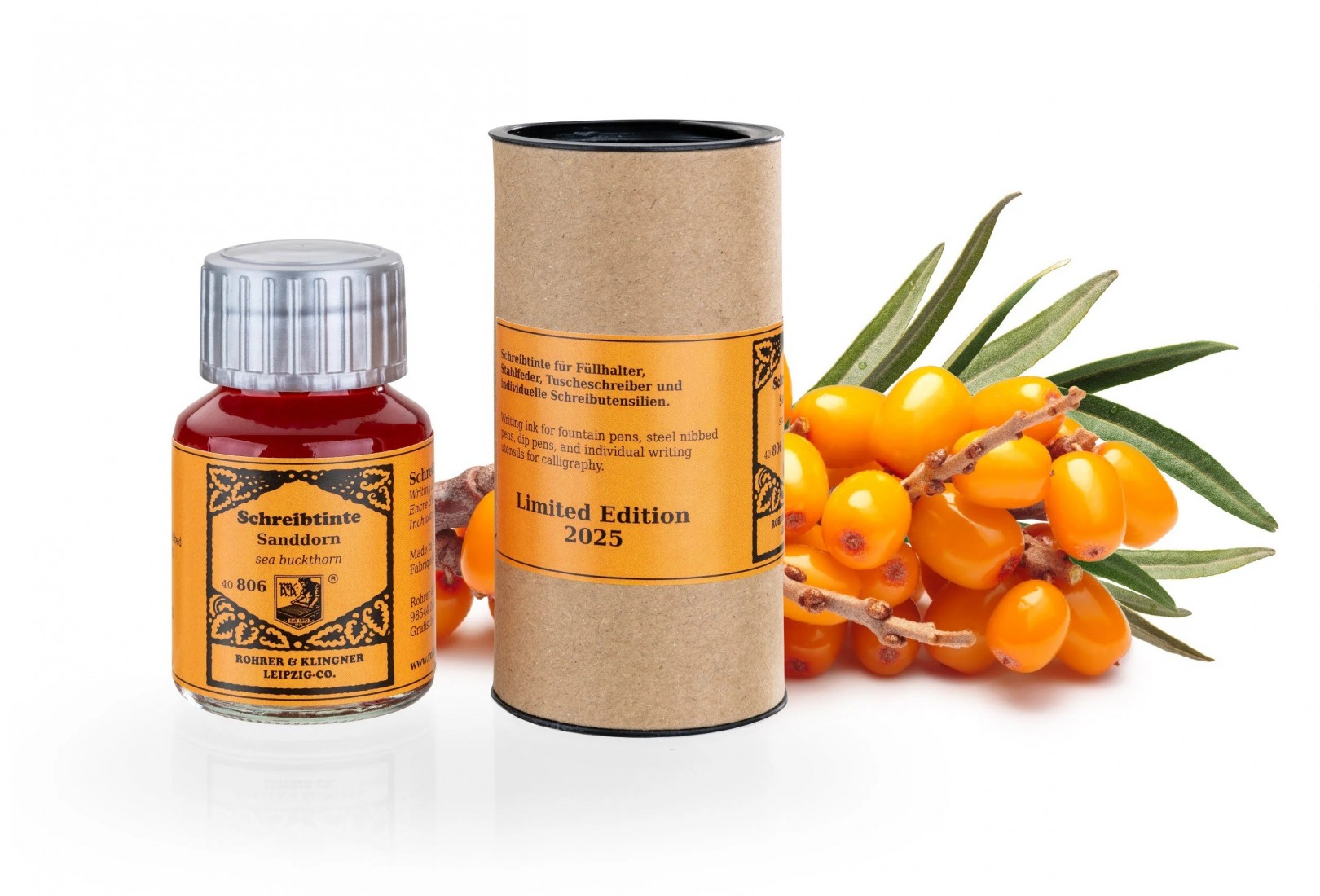 Rohrer & Klingner Sanddorn - Sea Buckthorn Ink - Limited Edition 2025 (50ml ink bottle)