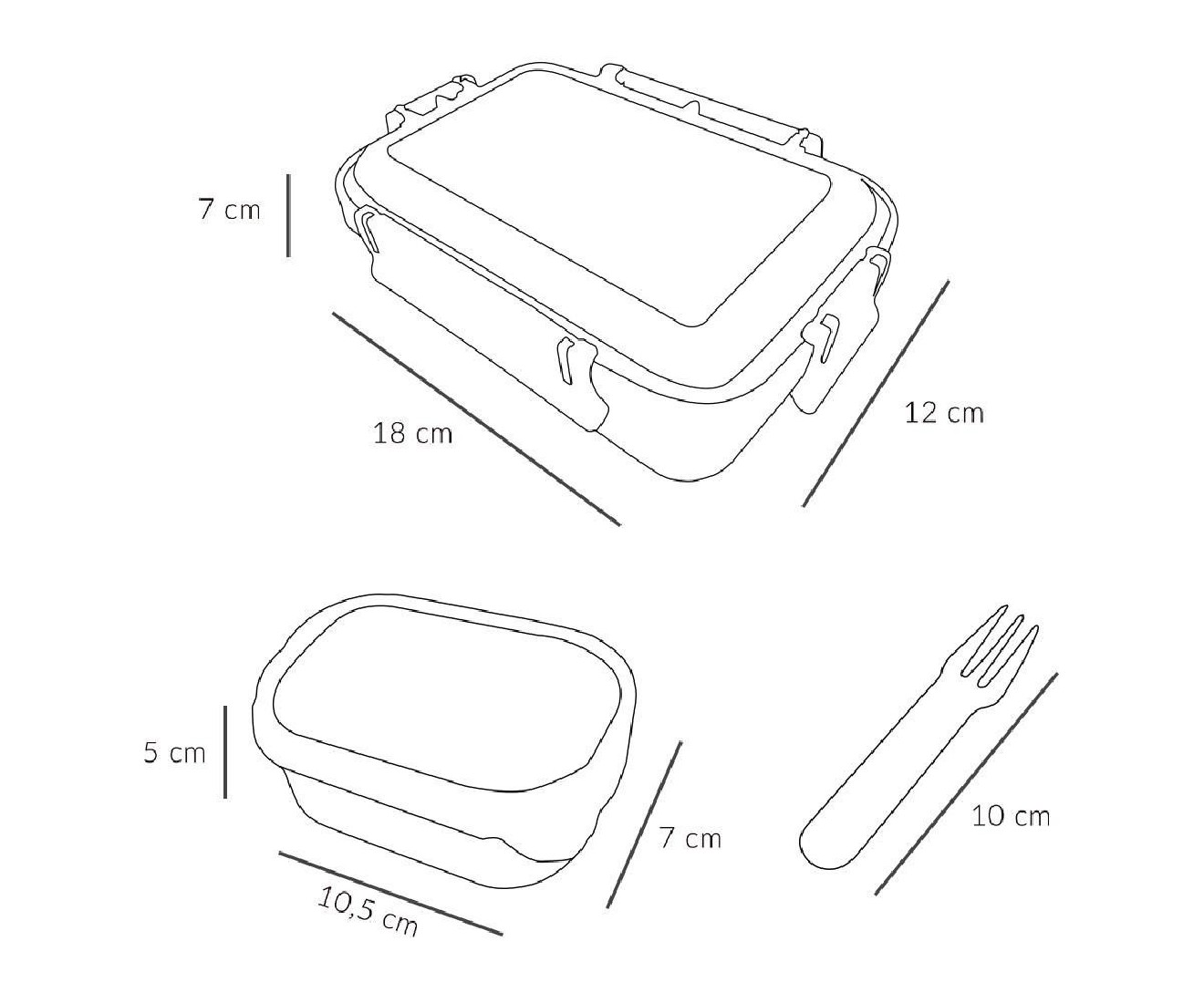 Μεγάλο Φαγητοδοχείο με Καπάκι Ασφαλείας 3 Little Pigs 88806 Tutete